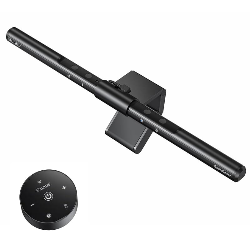 Quntis Monitor Light Bar, LED Screen Lamp with Auto-Dimming, No Glare on Screen