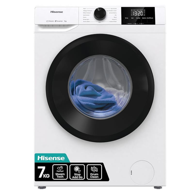 Hisense WF1G7021BW Freestanding 7kg 1200rpm Washing Machine - White