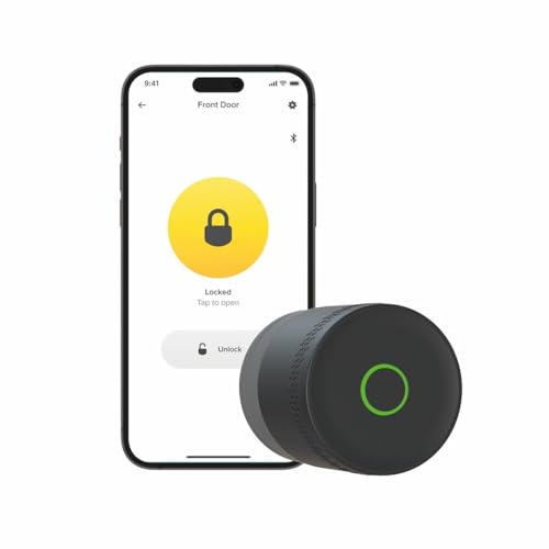 Yale Linus Smart Lock, Matt Black, Keyless and Secure Door Lock