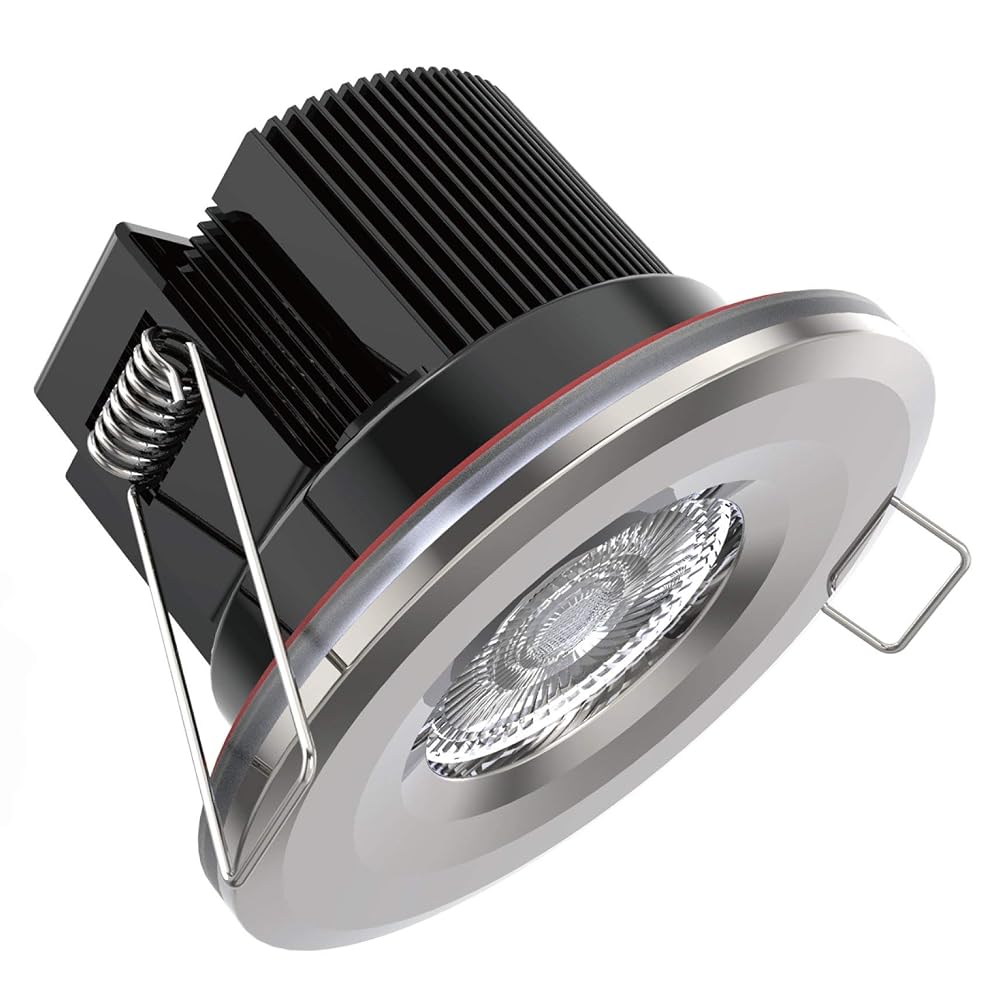 Kosnic Smart LED Fire Rated Downlight with Bluetooth Control, Tuneable White with RGB Backlight