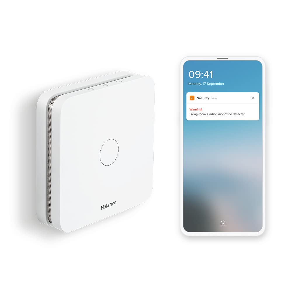 Netatmo Smart Video Doorbell, 2-Way Audio, Person Detection, No Subscription Fees, HD 1080p, Night Vision, Easy Wired Installation, Black