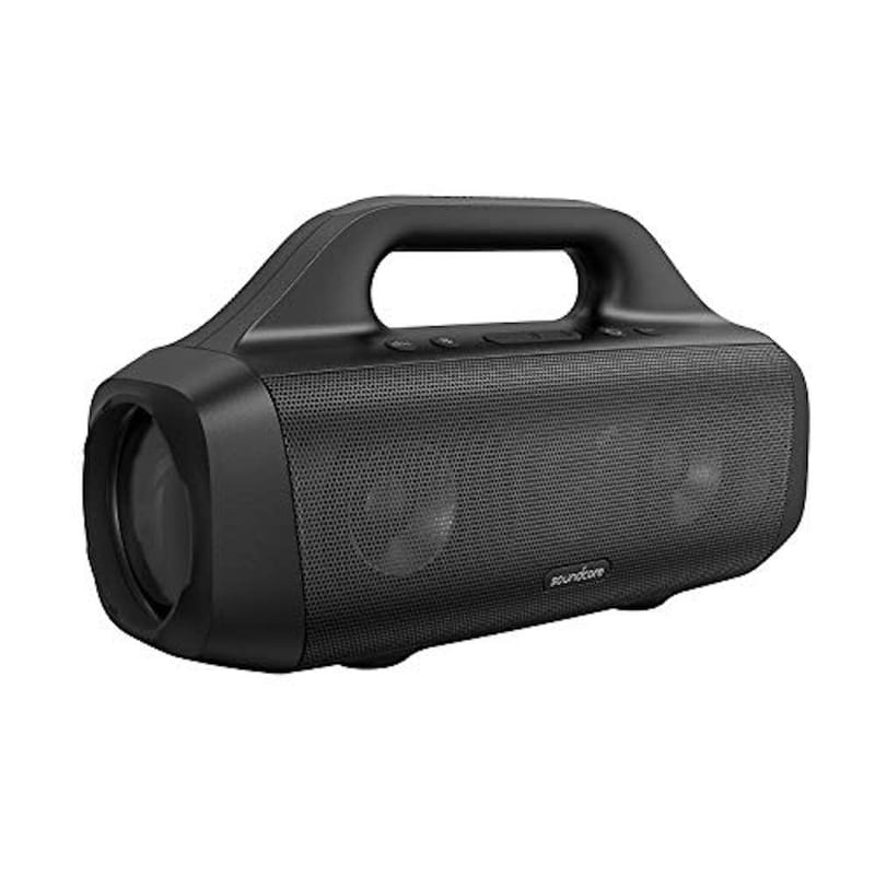 soundcore Anker Motion Boom Portable Bluetooth Speaker with Titanium Drivers, BassUp Technology, IPX7 Waterproof, 24H Playtime