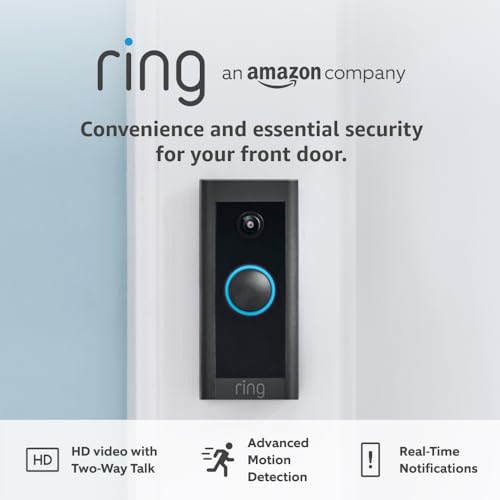 Ring Video Doorbell Wired, 1080p HD Video, Two-Way Talk, Advanced Motion Detection