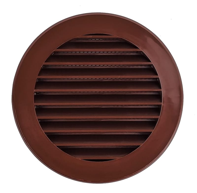 Steinberg14 Brown 100mm Round Air Vent Cover