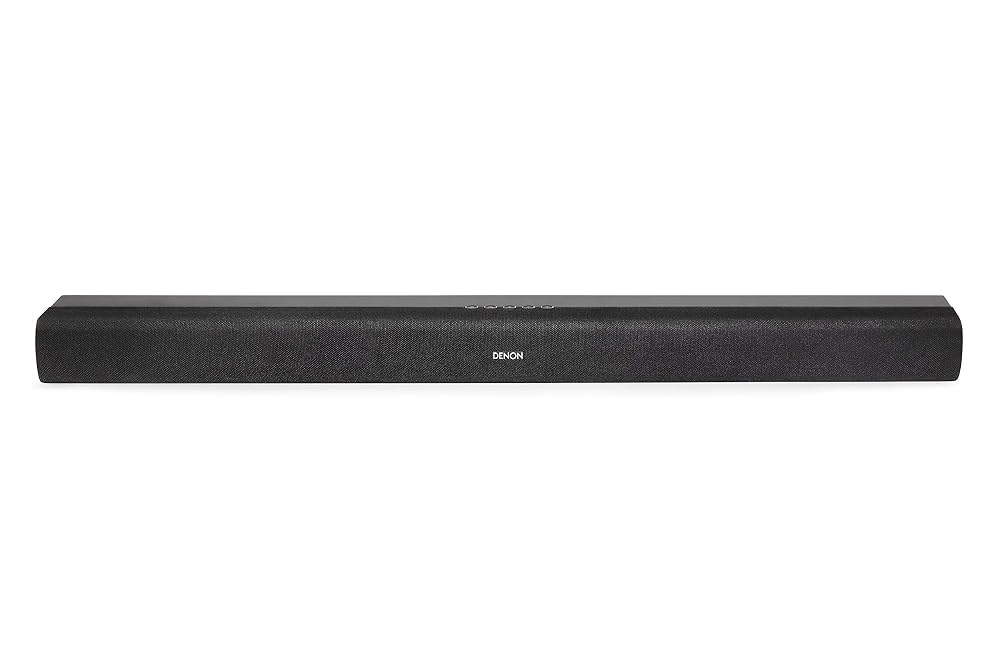 Denon DHT-S216 Soundbar for Surround Sound System, Bluetooth Sound Bar with Built-in Subwoofers, Dolby Digital, DTS Decoding, Dialogue Enhancer, HDMI ARC, Wall Mountable