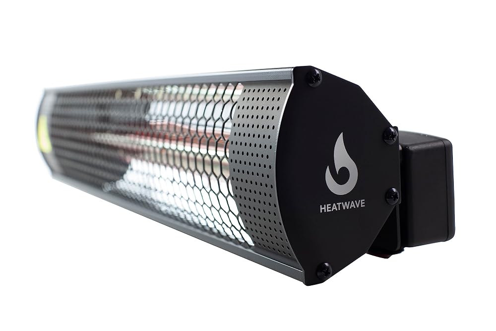 Gtech HeatWave Patio Heater, Freestanding Infrared Electric Garden Heater