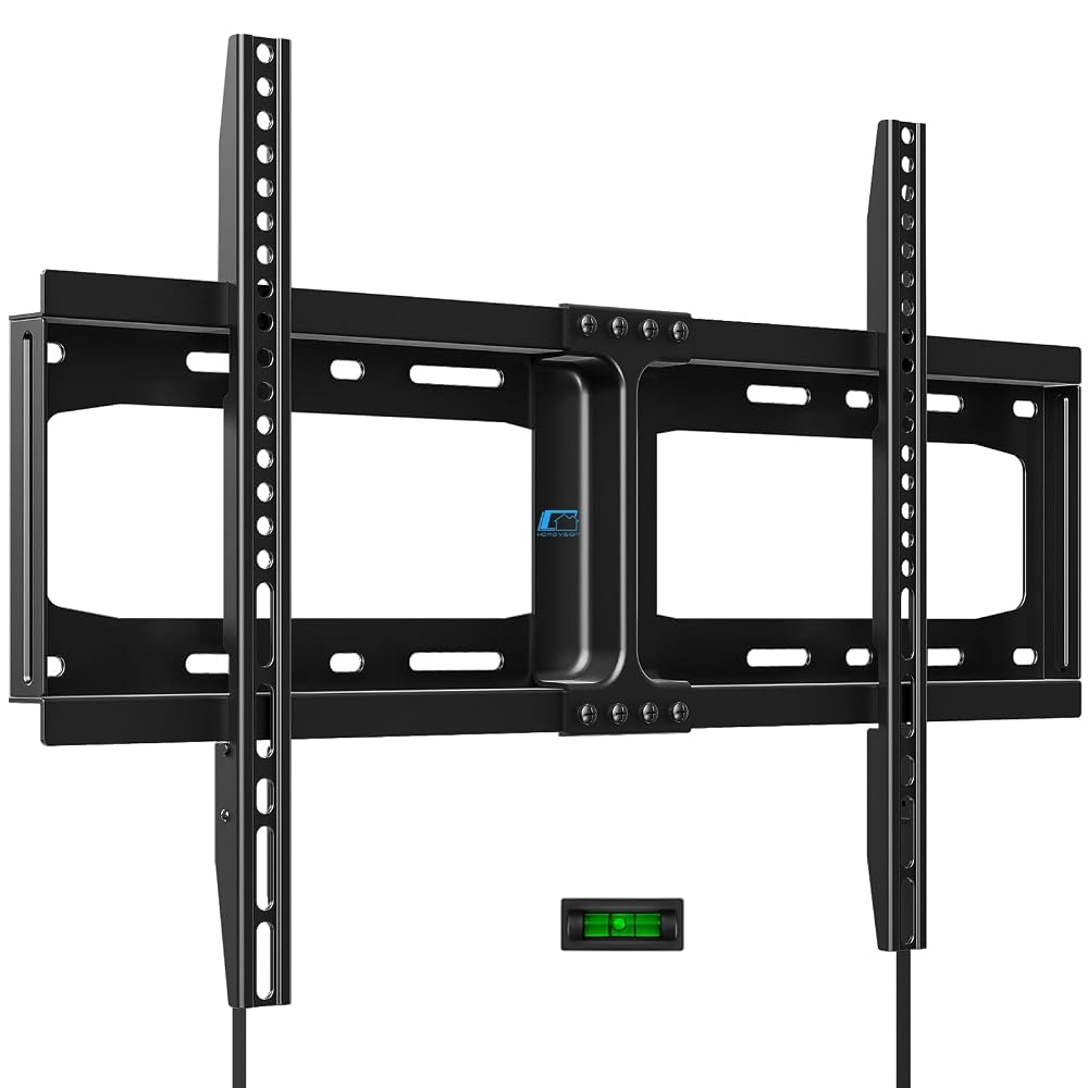 HOME VISION Heavy Duty Fixed TV Wall Bracket for 32-86 Inch TVs, Low Profile Flat Wall Mount, 75kg Capacity, Max VESA 600x400mm