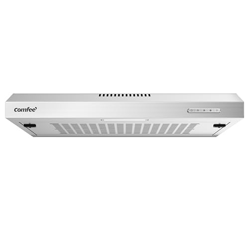 COMFEE' Visor Cooker Hood, Under Cabinet, 60cm Extractor Fan Kitchen