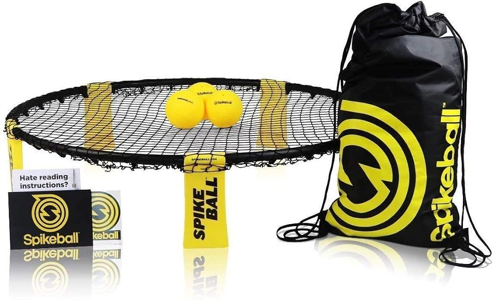 Spikeball Standard/Combo 3 Ball Kit Game Set, Indoor/Outdoor