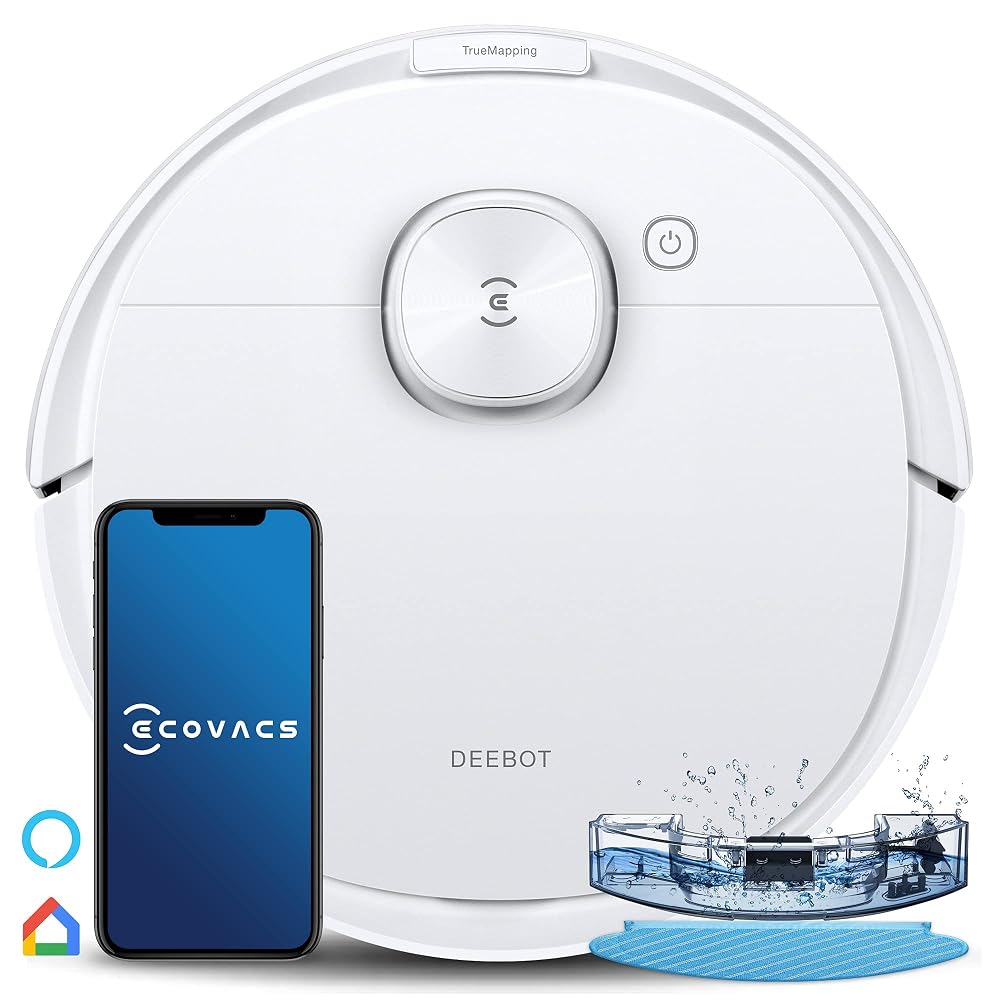 ECOVACS DEEBOT N8 Robot Vacuum Cleaner with Mop, 2300Pa