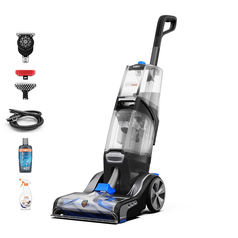 Vax Platinum SmartWash Carpet Cleaner Machine, Rug, Upholstery, Car, Stair Upright Shampooer Washer, CDCW-SWXS