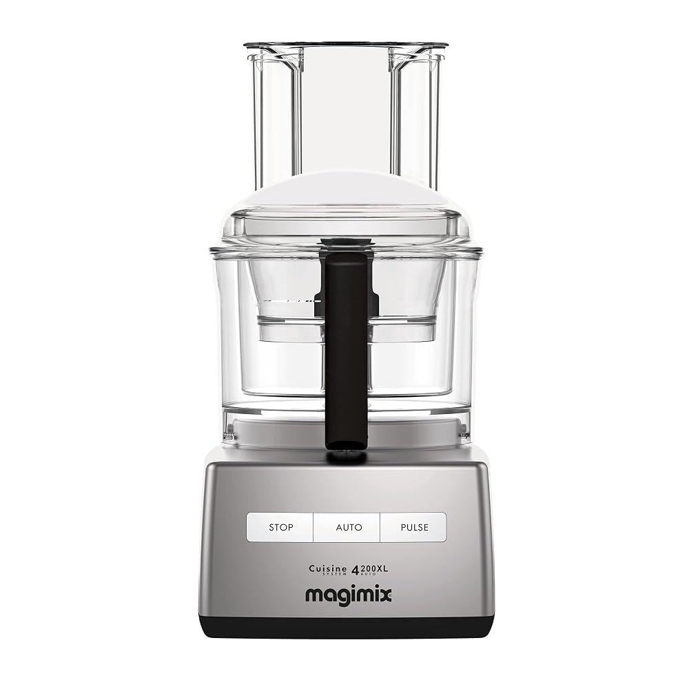 Magimix Compact System 3200XL Food Processor, 2.6 Litre BPA-Free Bowl, Multifunctional 6-in-1, White (18370)