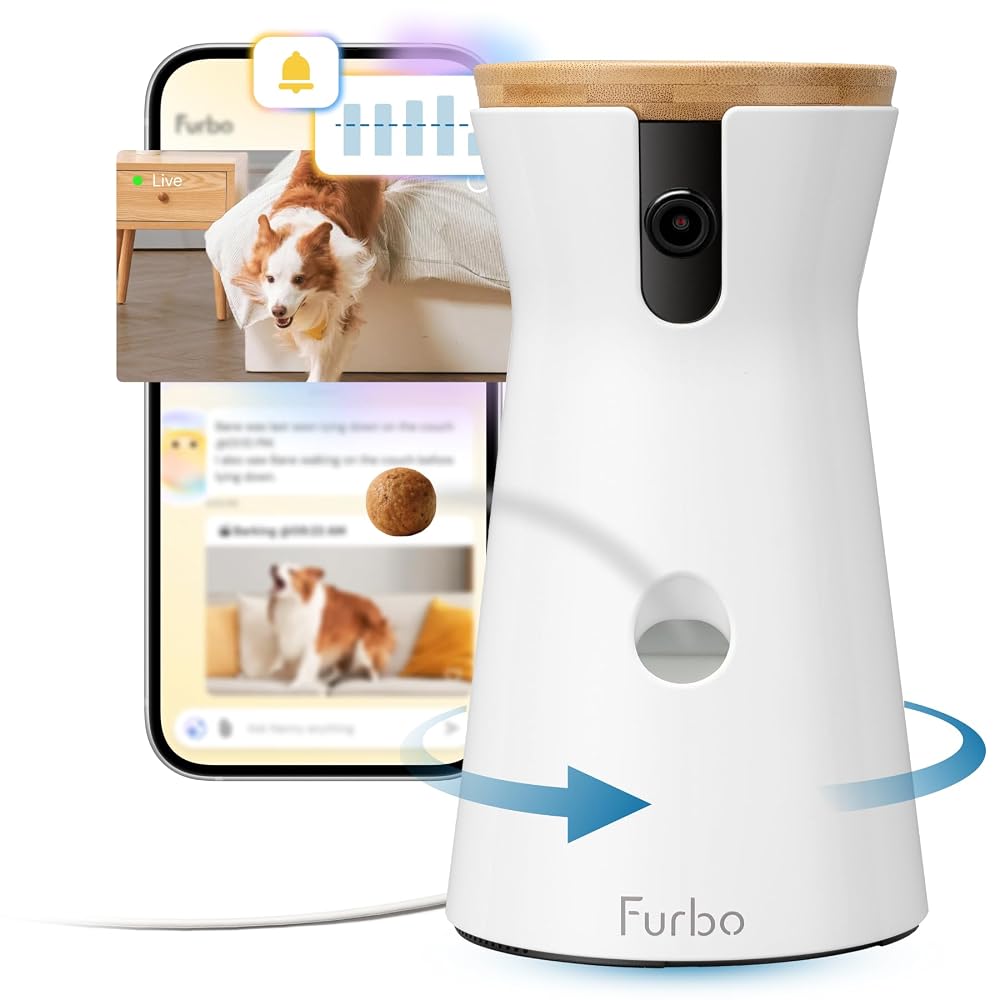 Tapo C210 2K 3MP Pan/Tilt Indoor Security Camera, Pet Camera, 360° View, No Monthly Fee, Night Vision, AI Motion Detection, Two-Way Audio, Alexa