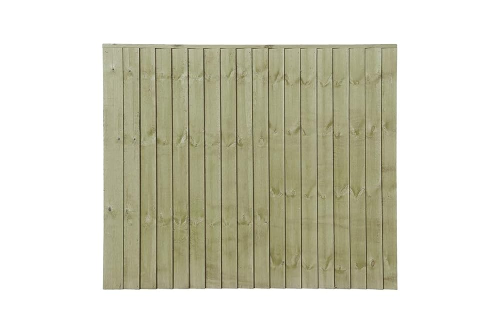 Grange Fencing Trade Feather Edge Fence Panel, 152.7cm, Green