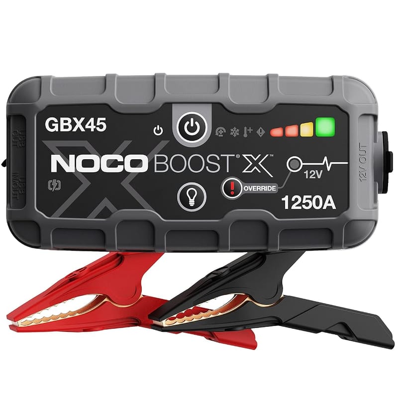 NOCO Boost X GBX45: 1250A UltraSafe Jump Starter Power Pack - 12V Car Battery Booster, Portable Power Bank & Jump Leads - For 6.5L Petrol and 4.0L Diesel Engines