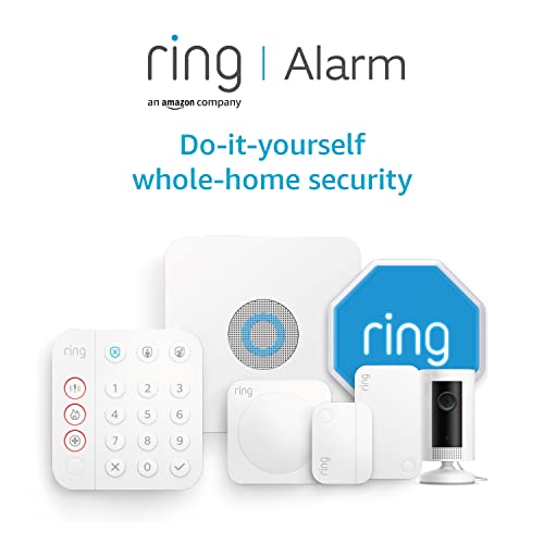Ring Alarm 8 Piece Kit (2nd Generation) + Alarm Outdoor Contact Sensor, Home Security System, Works with Alexa