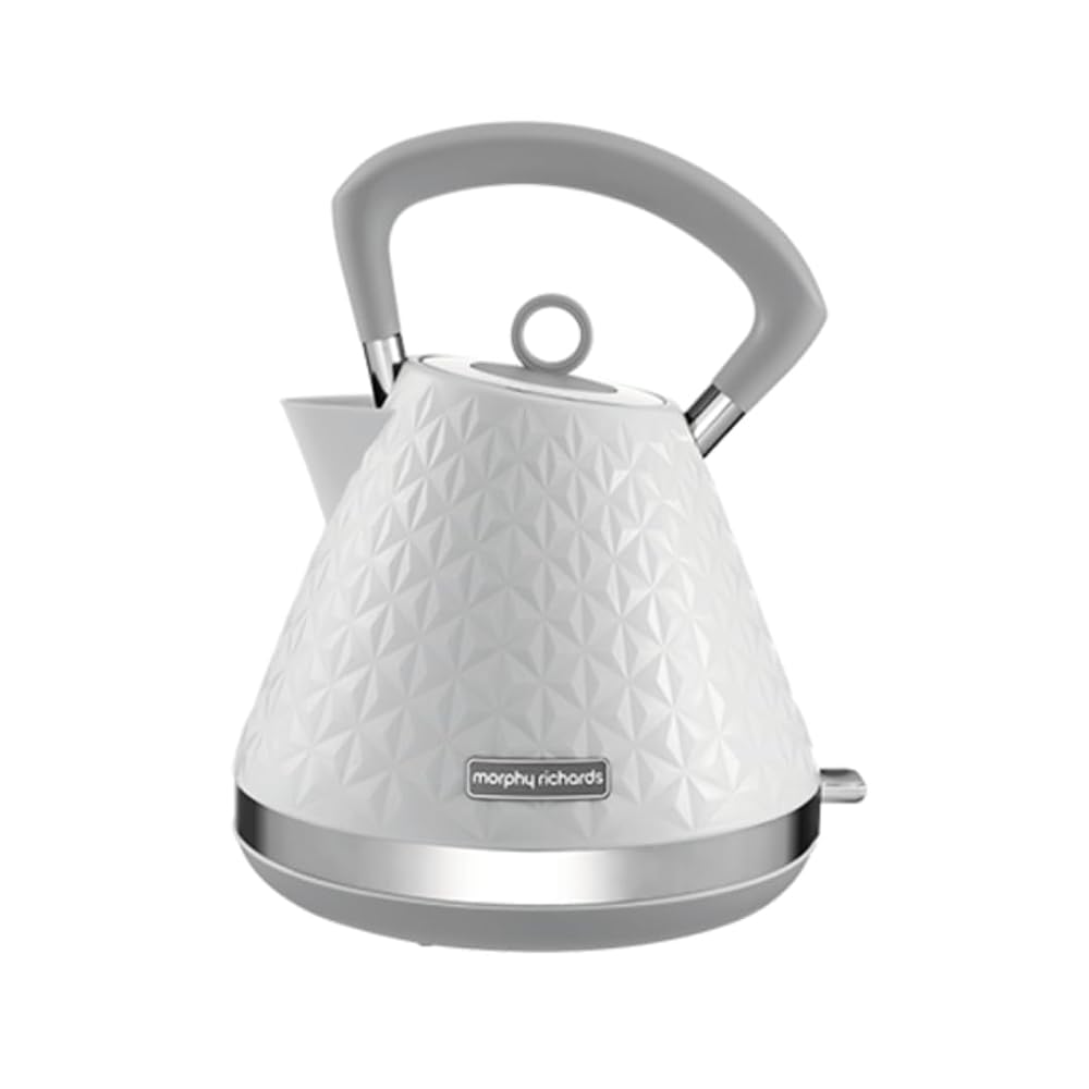 Morphy Richards Venture Pyramid Kettle, Brushed Stainless Steel, 1.5L, Rapid Boil