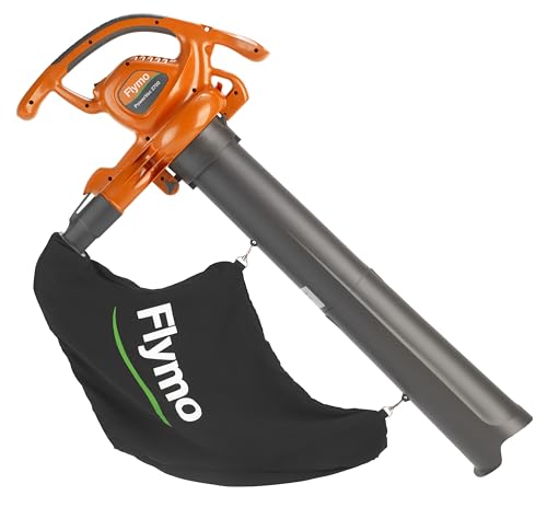 Flymo PowerVac 2700 Electric Garden Blower & Vacuum | 3-in-1 Powerful Leaf Blower, Vacuum & Mulcher | 2700W