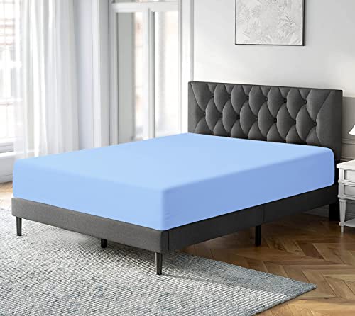 300 Thread Count 100% Pure Egyptian Cotton Pillowcases, Pair, Blue