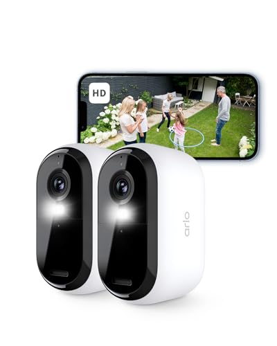 Arlo Pro 4 Security Camera Outdoor, 2K HDR, Wireless CCTV, 6-Month Battery, Colour Night Vision