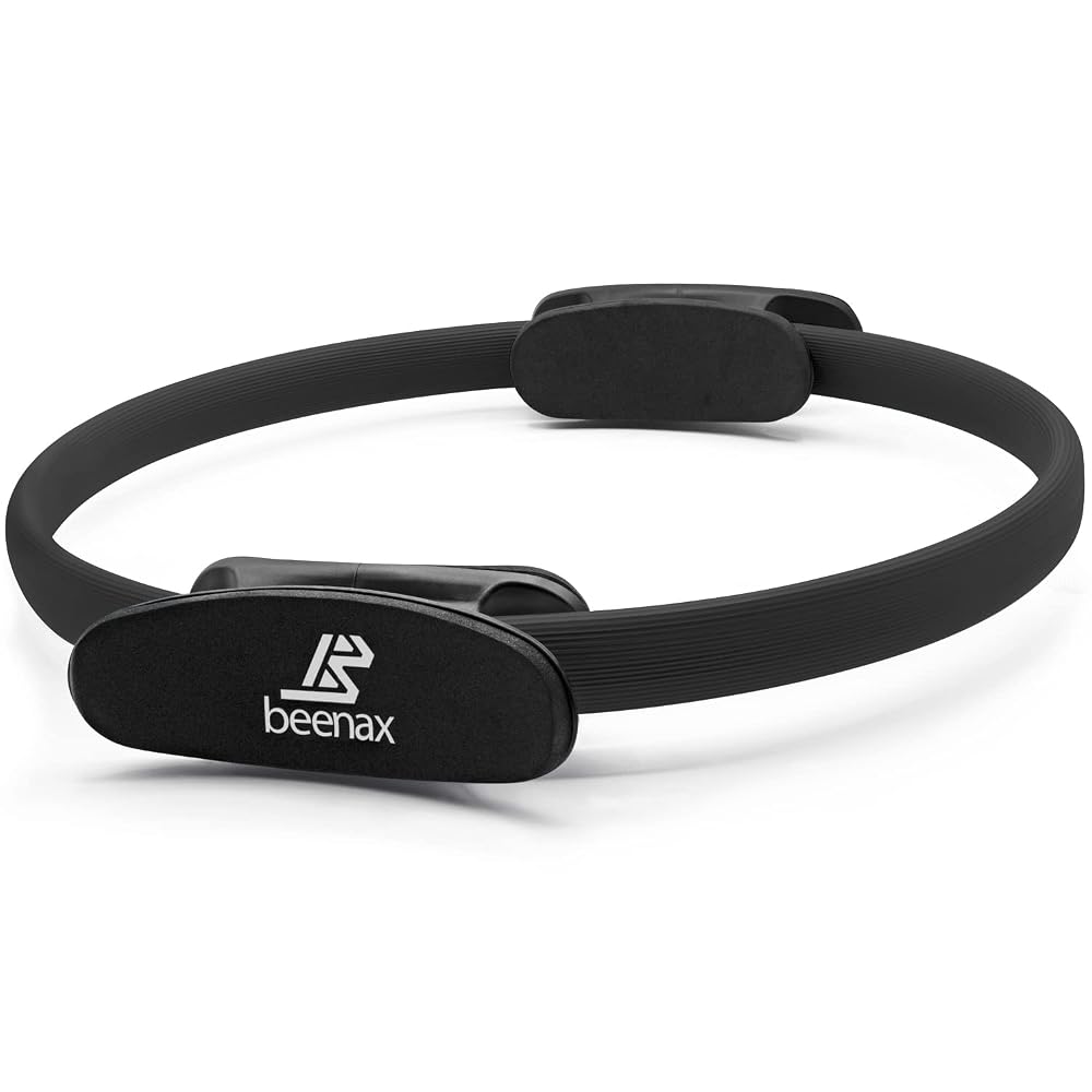 Beenax Pilates Ring, Double Handle Exercise Circle for Yoga, Core Training and Toning