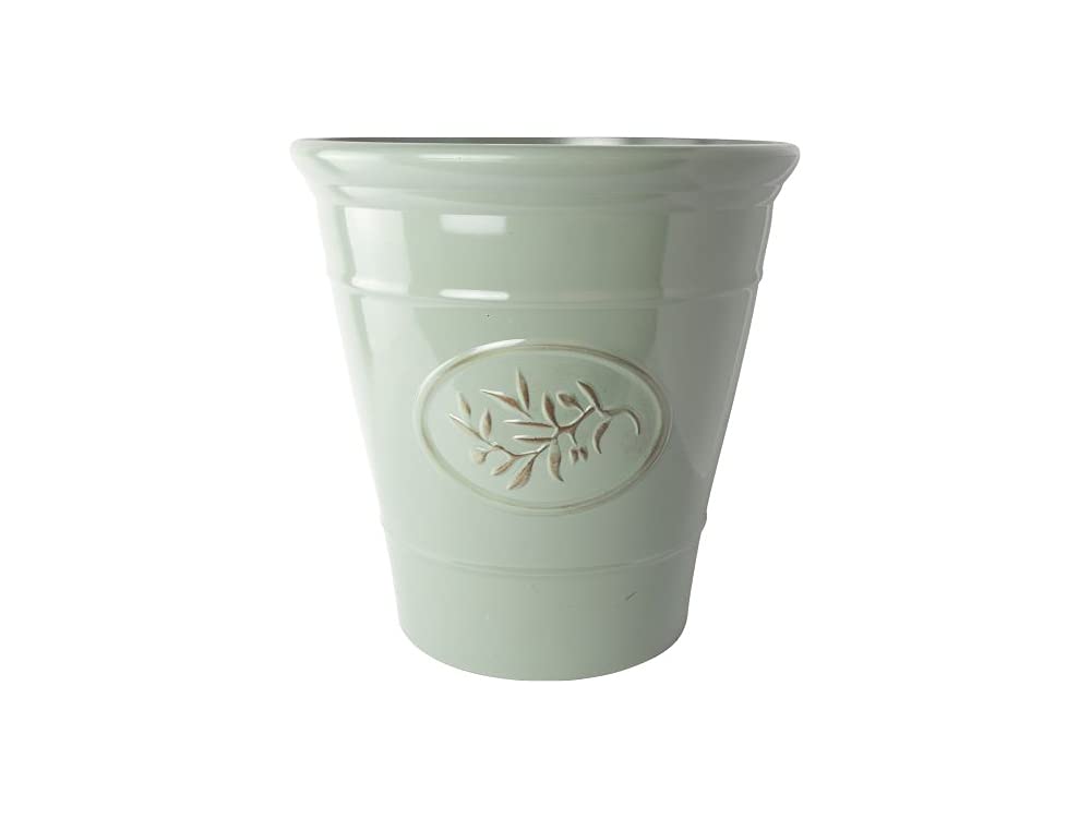 Garden Superstore Olive Planter Flower Pot 30cm, Green