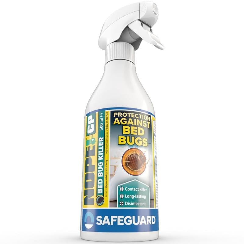 NOPE! CP Bed Bug Killer Spray Treatment (500ml) - Odourless & Non-Staining, Extended Residual Kill up to 3 Months