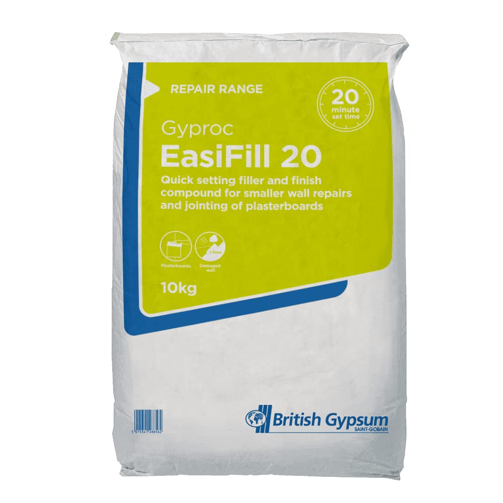 Gyproc Easi-Fill 20 Filler & Finish 10kg | 5200572343