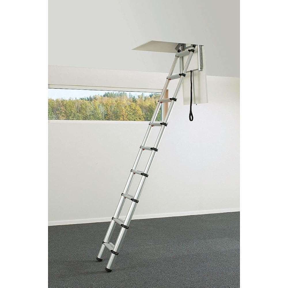 Werner Abru 89032 Telescopic Loft Ladder, 2.88m Max