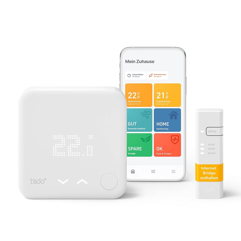 tado° Wired Smart Thermostat Starter Kit V3+, Full Control Over Heating from Anywhere