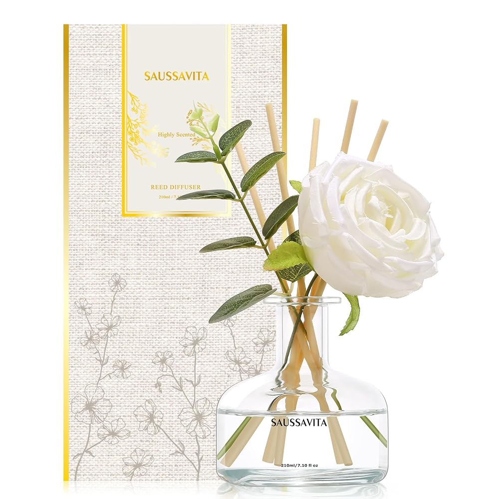 Aromatherapy Reed Diffuser Gift Set with Sticks - Home Décor Room Diffusers 100ml (Ocean Breeze)