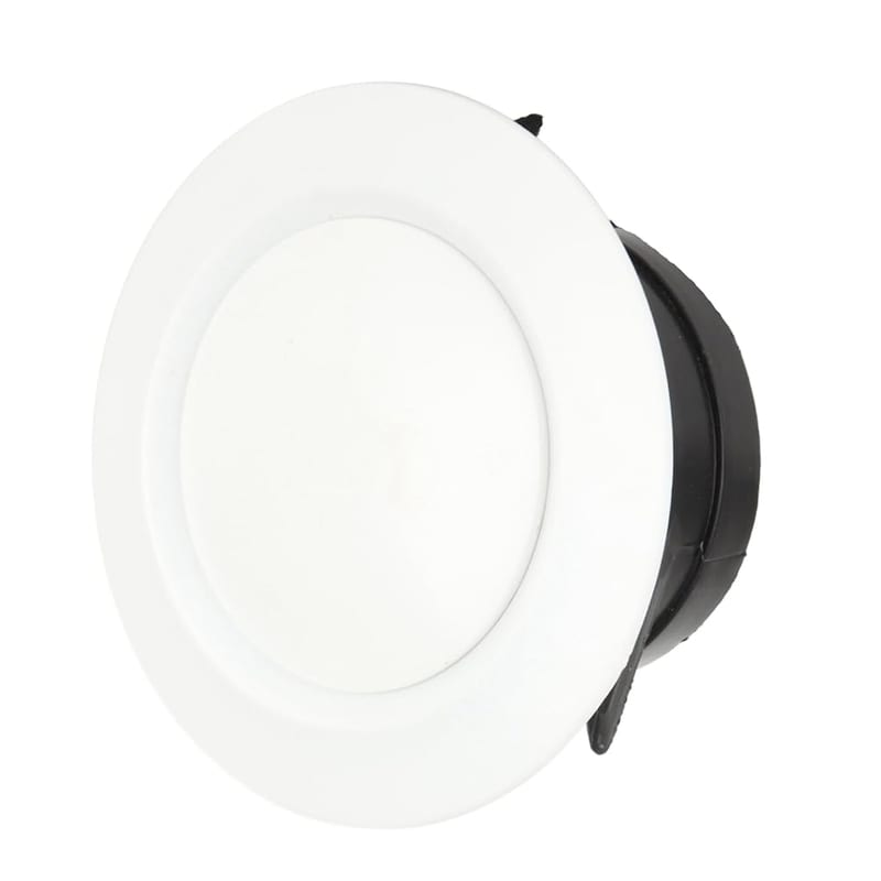 Tyenaza Round Ceiling Vent, 6"/150mm Ventilation Cover, Adjustable Indoor Plastic Air Vent Diffuser with Fixing Ring