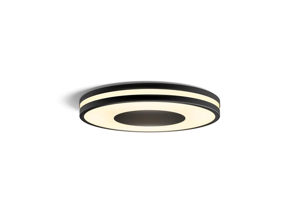 Philips Hue Being White Ambiance Smart Ceiling Light (Black, Dimmer Switch Included)