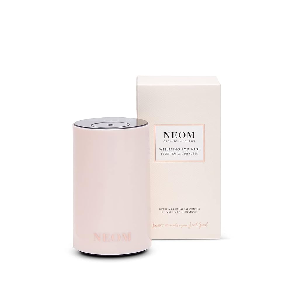 NEOM Portable Wellbeing Pod Mini Oil Diffuser, Rechargeable USB, Waterless Design