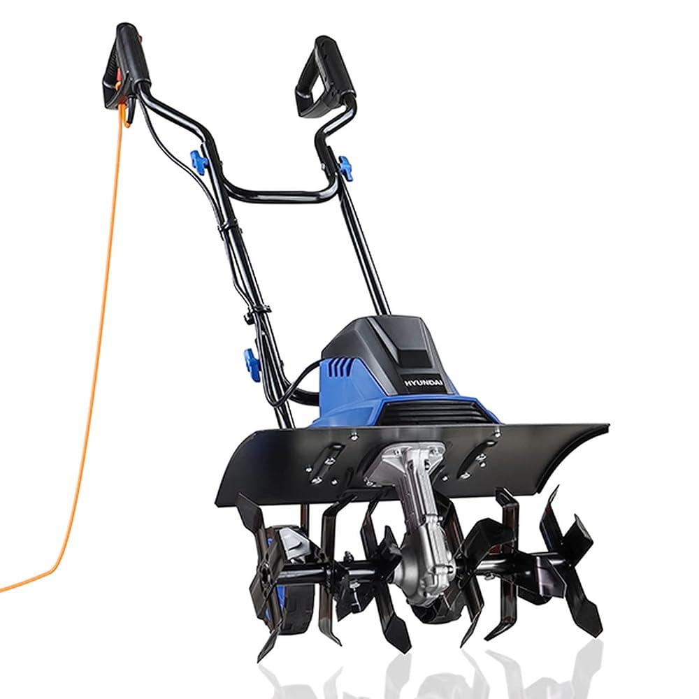 Hyundai 1500W Electric Garden Tiller, Cultivator and Rotavator