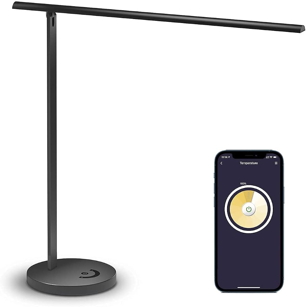 Meross Smart Desk Lamp, WiFi LED Table Lamp 10W Aluminium Lamp, Supports Apple HomeKit, Alexa, Google