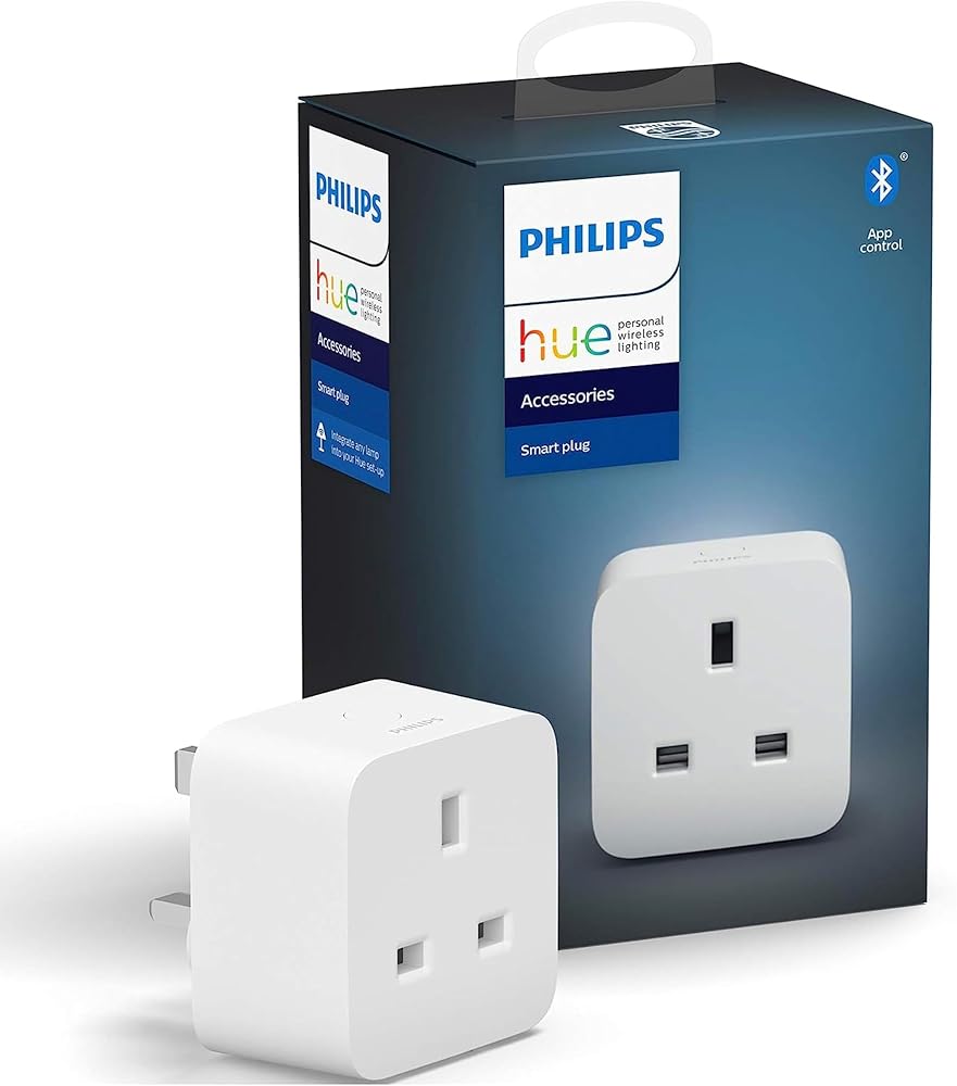Philips Hue Smart Plug for Smart Home Automation, Works with Alexa, Google Assistant and Apple HomeKit, White