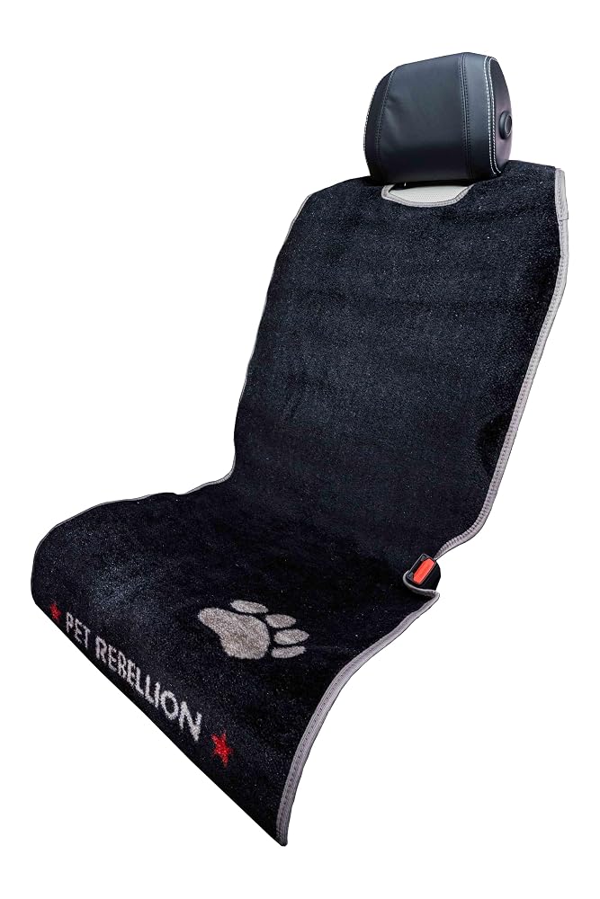 Pet Rebellion Dog Car Seat Cover, Universal, Absorbent, Non-Slip, Scratch-Proof, Washable