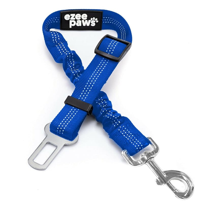 Ezee Paws Length-Adjustable Dog Seat Belt with Bungee Buffer