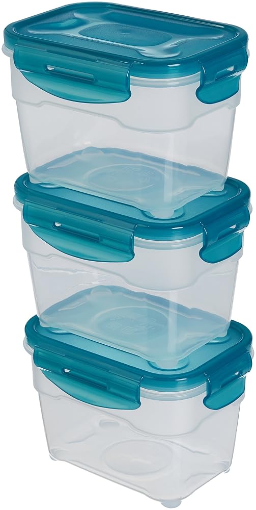 Pssopp Dog Food Storage Container, Portable Dry Food Holder, Airtight with Measuring Cup, 1.5L
