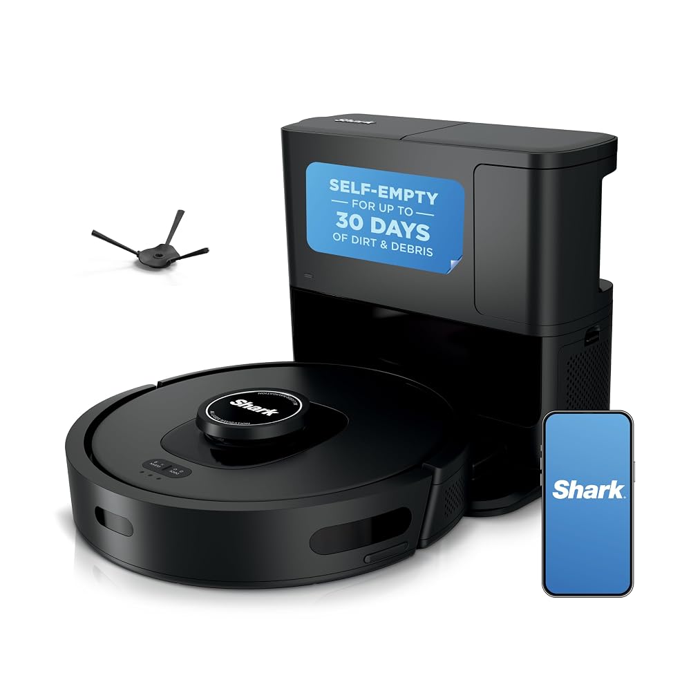 Shark AV2501S AI Ultra Robot Vacuum, Matrix Clean, Home Mapping, HEPA Bagless Self-Empty Base