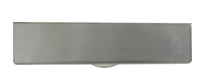 UAP 12 Inch iPlate Door Letterbox, Anti-Vandal Flap & Brushes, Draught Proof, Satin Stainless Steel