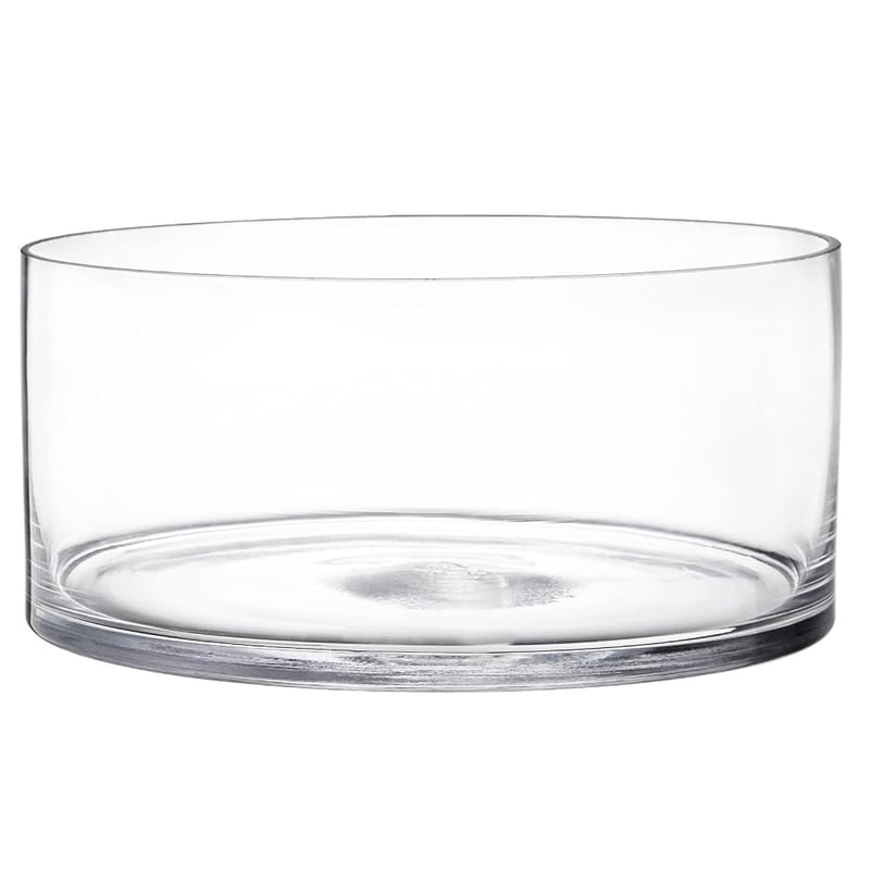YOUEON Wide Glass Cylinder Vase, Decorative Terrarium for Flowers, Pillar Candles and Arrangements, Wedding and Home Centerpiece