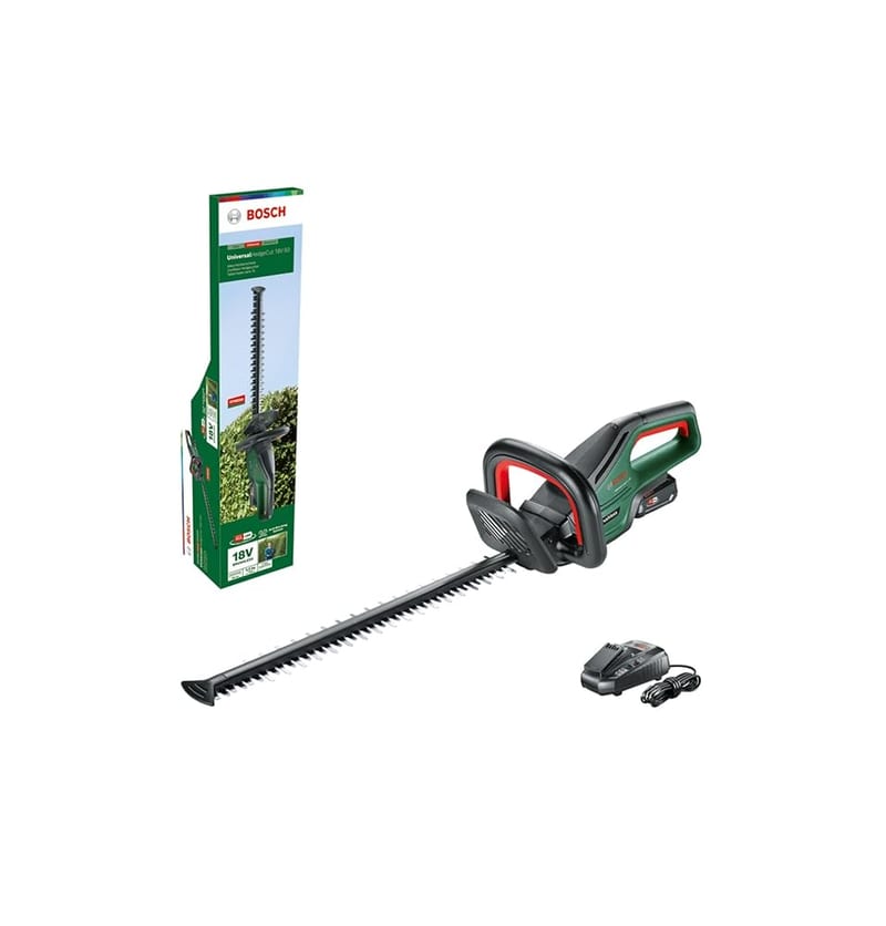 Bosch Cordless Hedge Cutter UniversalHedgeCut 18V-50, with Battery and Charger