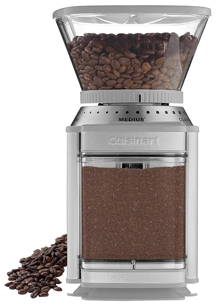 Cuisinart DBM-8CGR Supreme Grind Automatic Burr Mill Coffee Grinder, Grey