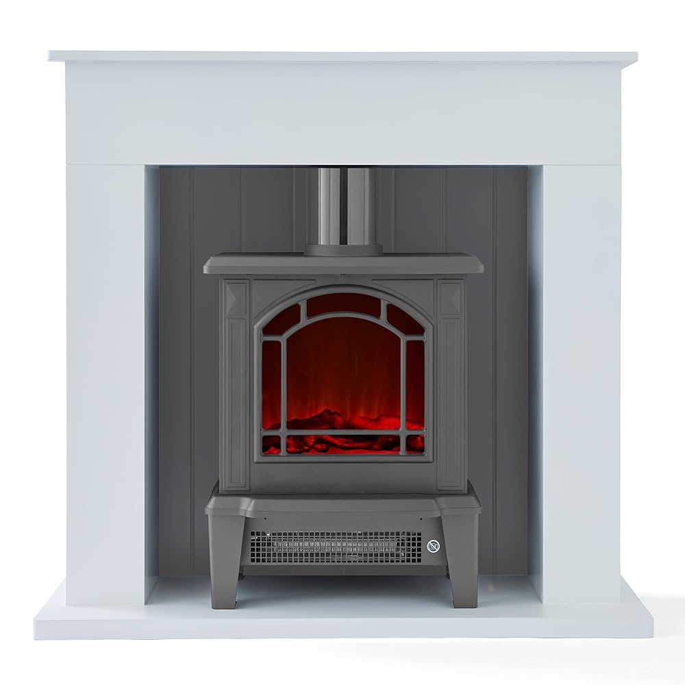 Warmlite WL45037GBF Compact Stove Fire Suite, 1800W