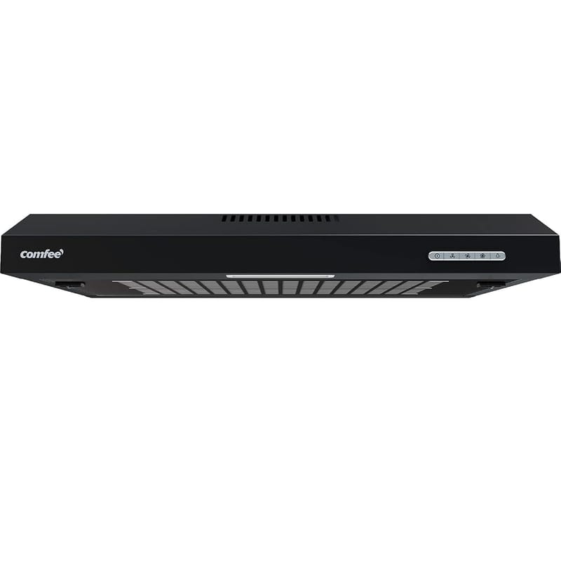 COMFEE' Visor Cooker Hood, Under Cabinet, 60cm - Black