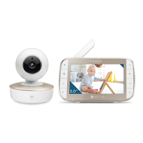 Motorola Nursery VM483 Video Baby Monitor, 2.8 Inch Parental Unit, Infrared Night Vision, Digital Zoom, Talk-Back Function
