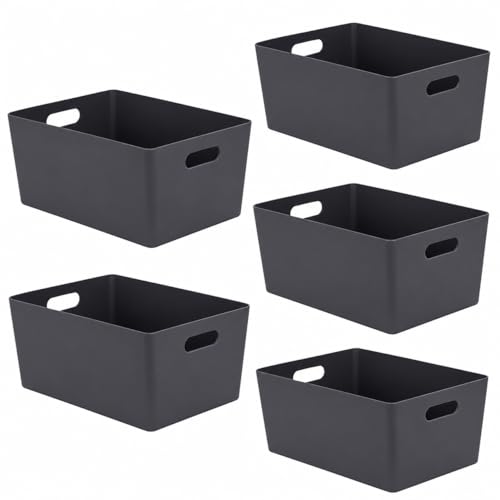Niftii Storage Boxes | Kitchen Storage & Organisation Baskets 5-Pack 3.9L