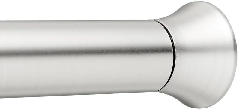 Amazon Basics Extendable Shower Curtain Pole, 107 to 185 cm, Nickel